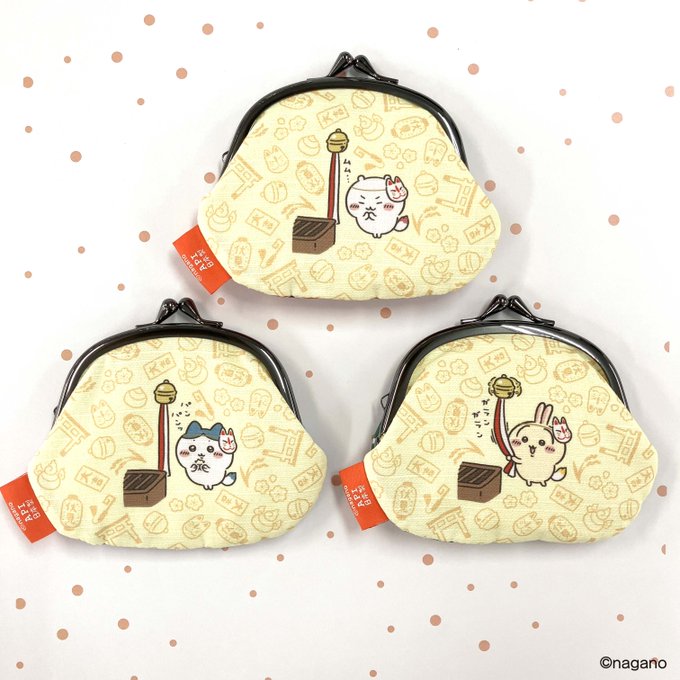 ちいかわの伏見稲荷がま口