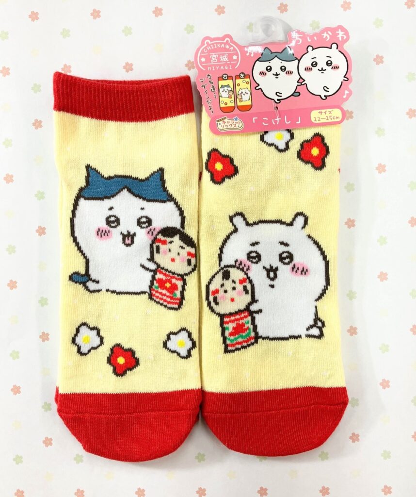ちいかわこけしソックス