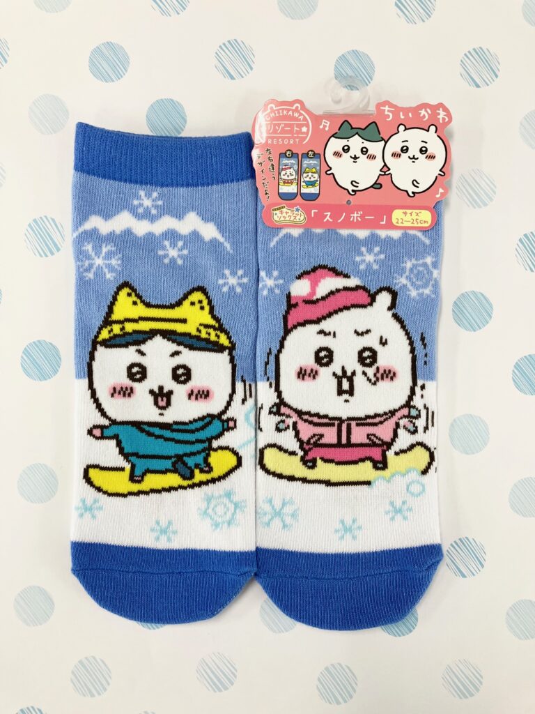 ちいかわスノボーソックス