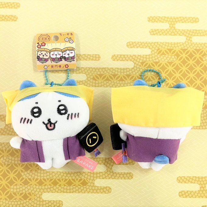 ハチワレ黄門様ぬいぐるみ