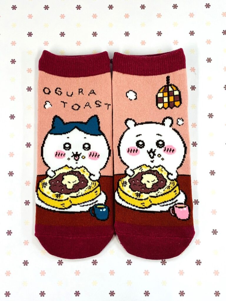 ちいかわ小倉トーストソックス