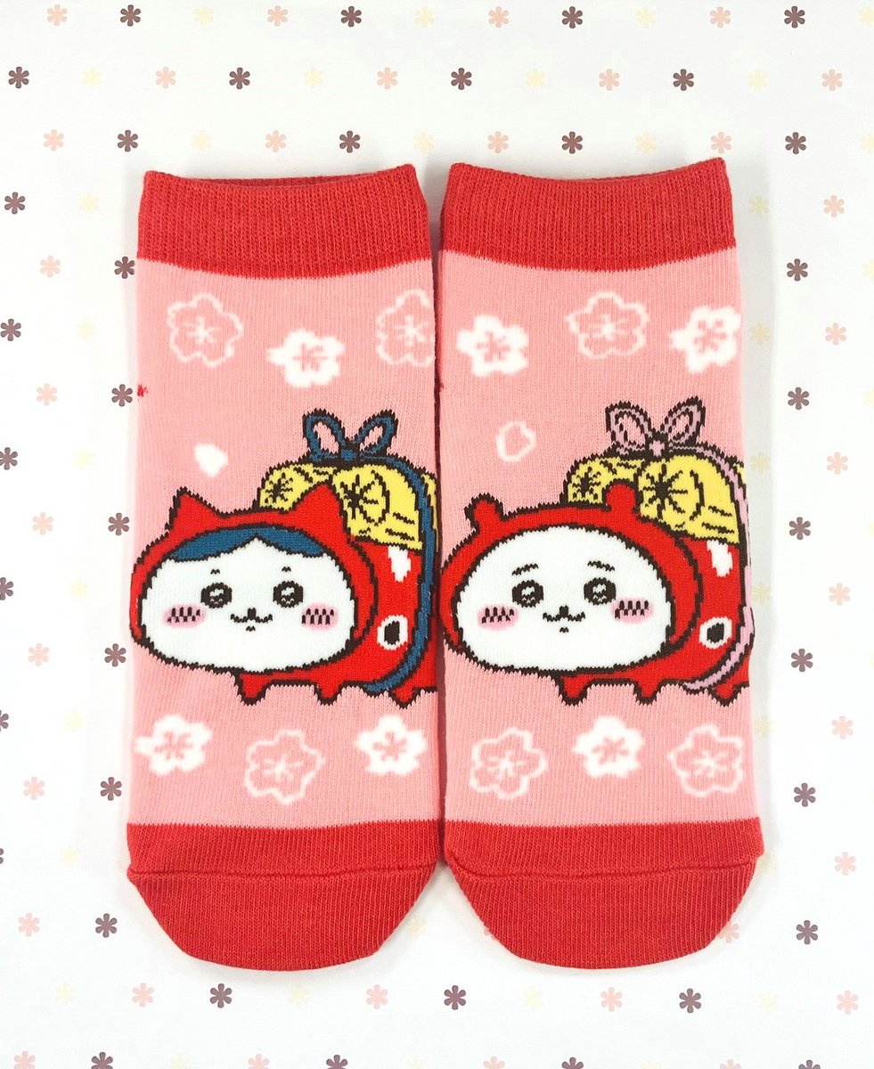 ちいかわ赤べこソックス