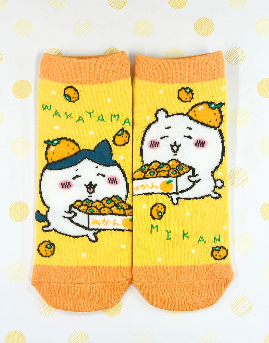 ちいかわみかんソックス