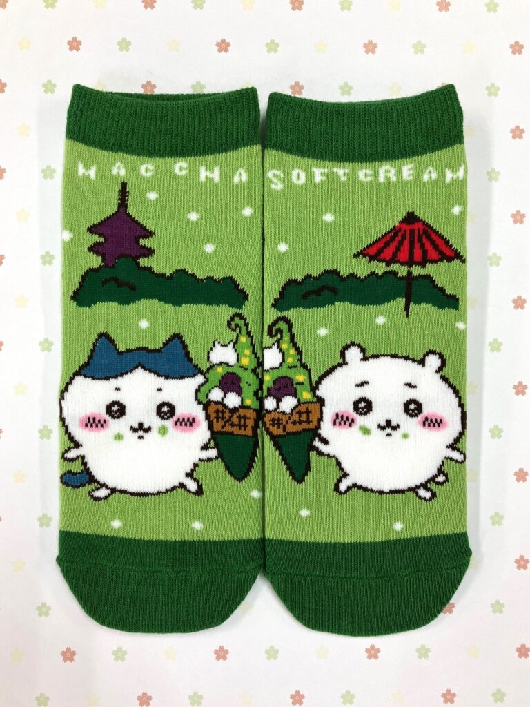 ちいかわ抹茶ソフトソックス