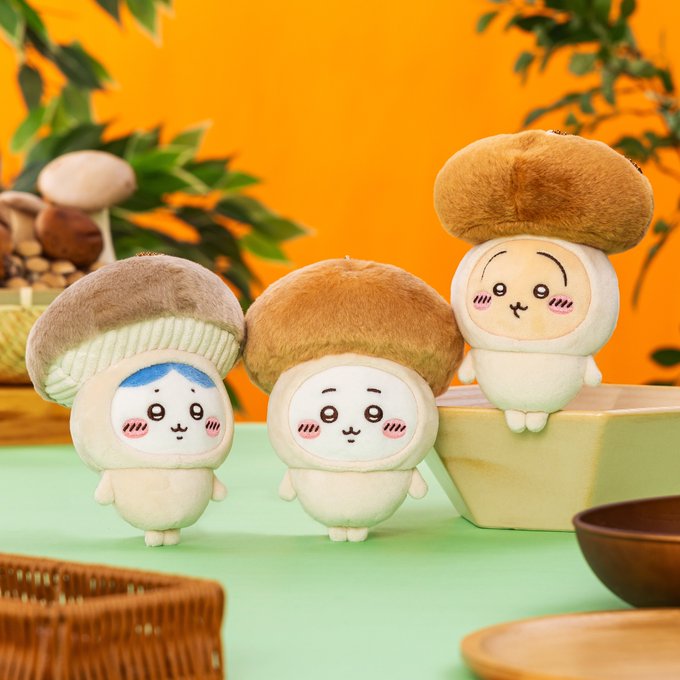 ちいかわきのこぬいぐるみ