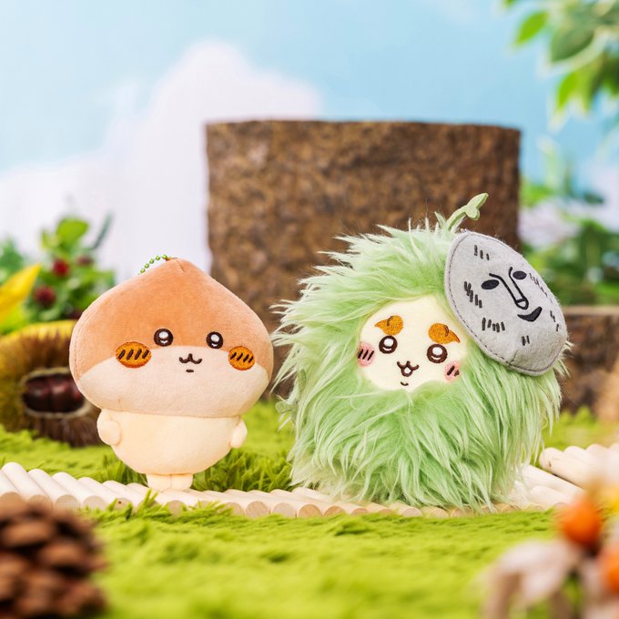 ちいかわのくりまんじゅうとシーサー