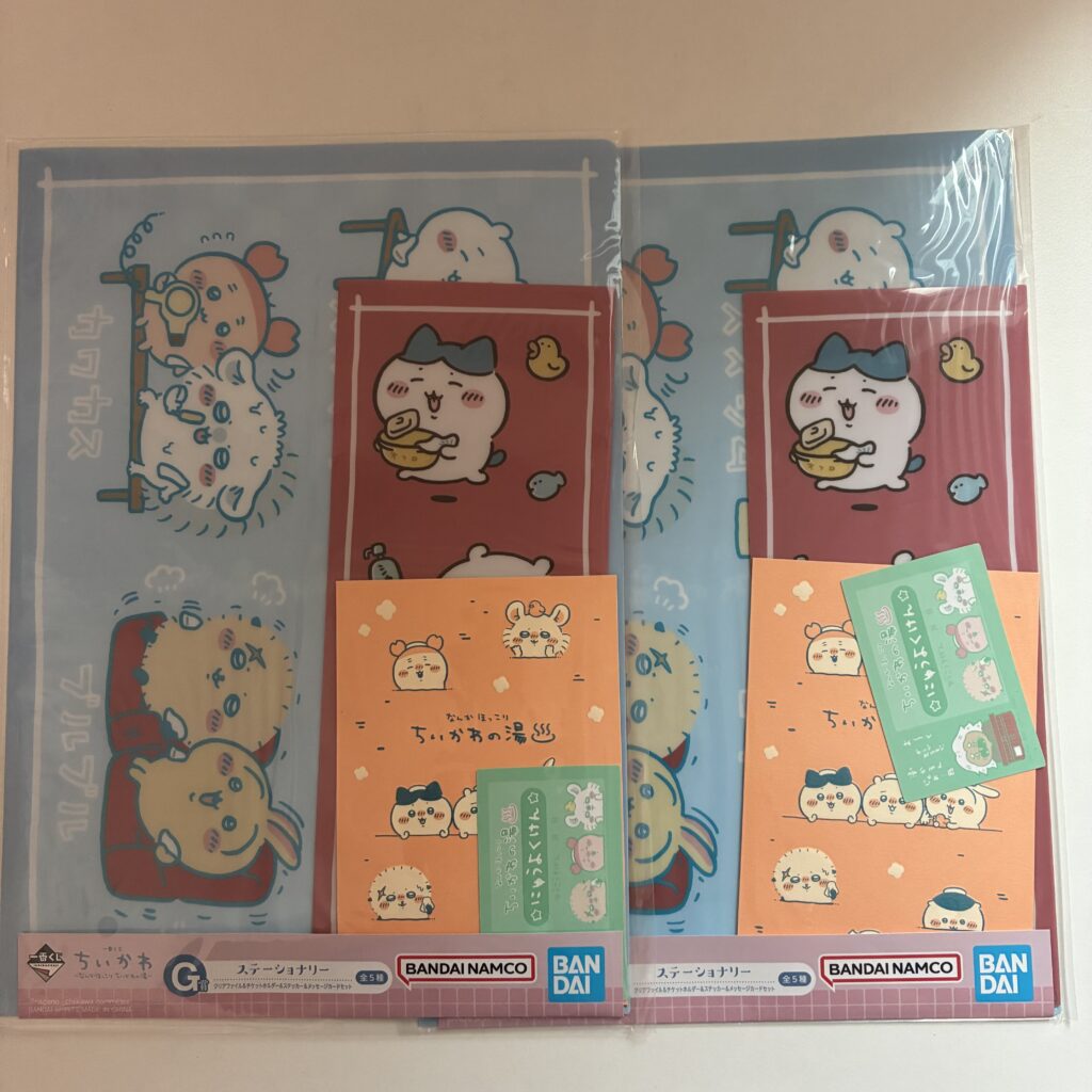 記事執筆者が購入したちいかわくじ