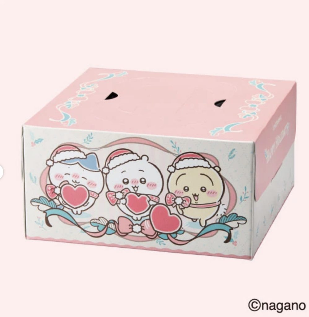 ちいかわクリスマスケーキの箱