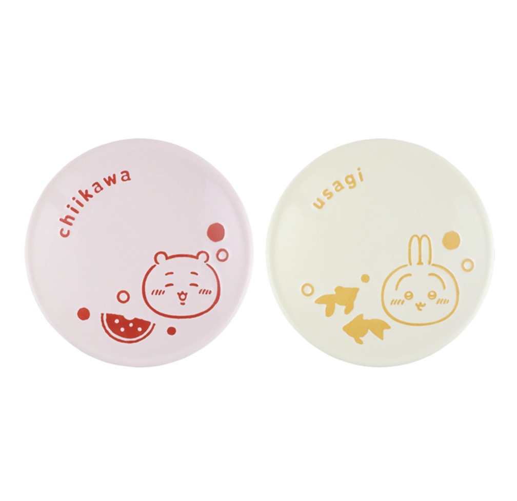 ちいかわとうさぎのお皿