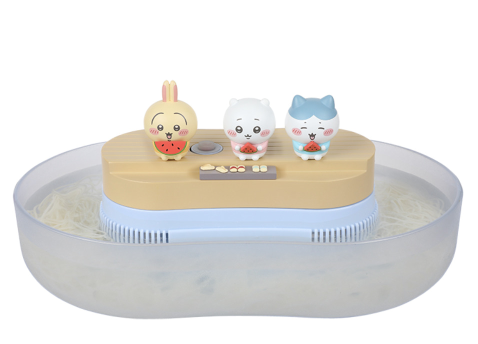 ちいかわ流しそうめん機