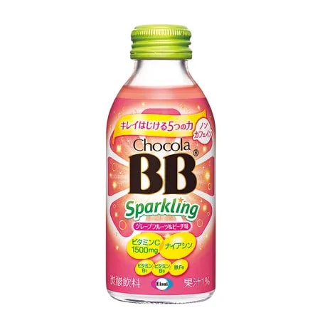 エーザイ チョコラBBスパークリンググレープフルーツ＆ピーチ味