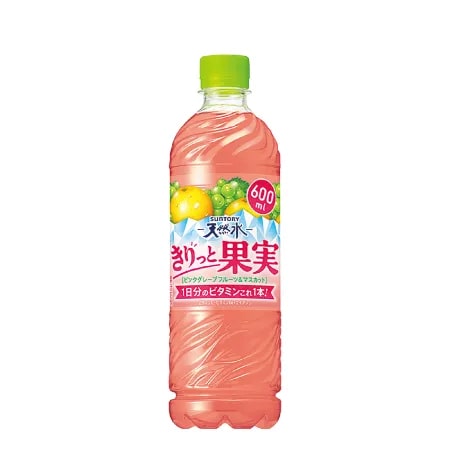 天然水きりっと果実グレープフルーツ600ml