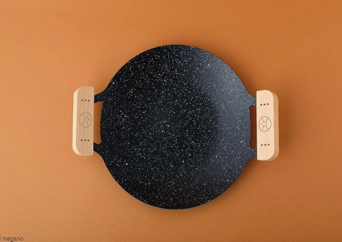 くりまんじゅうのアウトドア鉄板皿