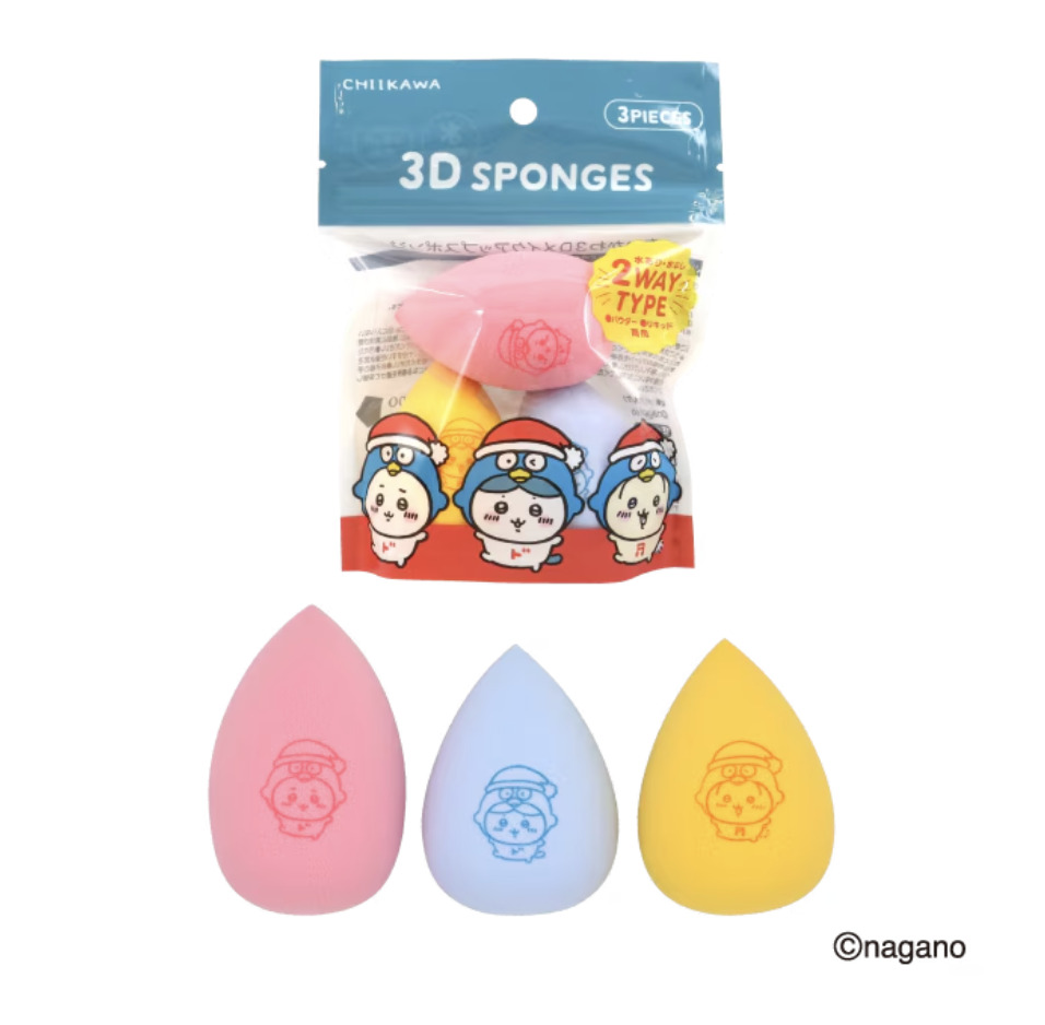 ちいかわ ３Dパフ３Pセット