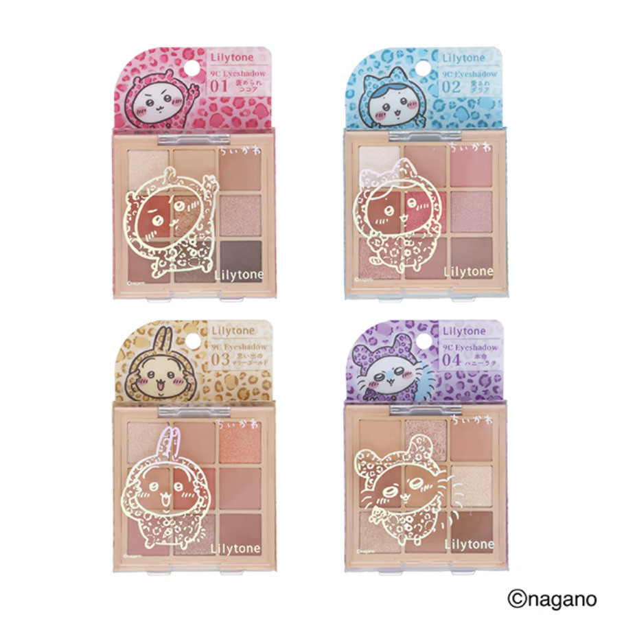 ちいかわ Lilytone 9色アイシャドウパレット
